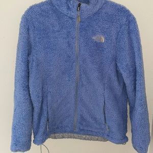 North Face fuzzy zip up